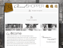 Tablet Screenshot of newyorkpersonalshopper.com